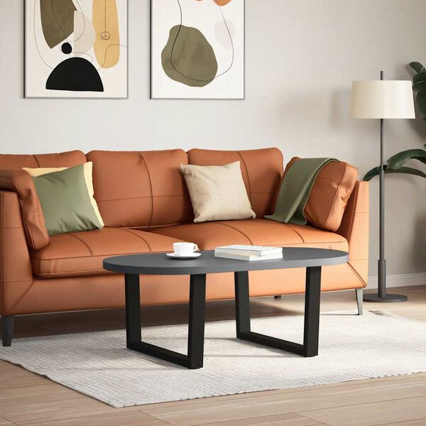 vidaXL kohvilaua jalad, V-kujulised, 2 tk, mustad, 70 x (42&ndash;43,3) cm, teras