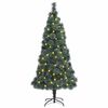 vidaXL Tehislumi Christmas Tree koos 300 LED-iga Roheline 180 cm PET