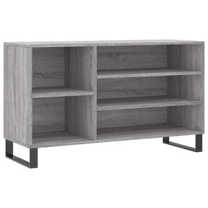 vidaXL kingakapp, hall Sonoma tamm, 102x36x60 cm, tehispuit