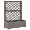 vidaXL Suur taimelava trellisega Hall 99,5 x 43 x 133,5 cm PP