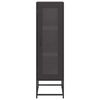 vidaXL Highboard Black 36x39x123 cm K&uuml;lmvaltsitud teras