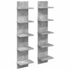 vidaXL Seinariiul 2 pcs Betoonhall 22 x 15 x 100 cm Tehispuit