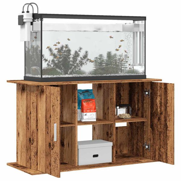 vidaXL Akvaarium Stend Vana puit 101x41x58 cm Engineered Wood