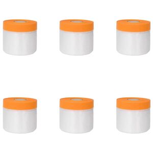 vidaXL Tolmuplaat kleeplindiga 6 pcs L&auml;bipaistev 30 x 3300 cm HDPE