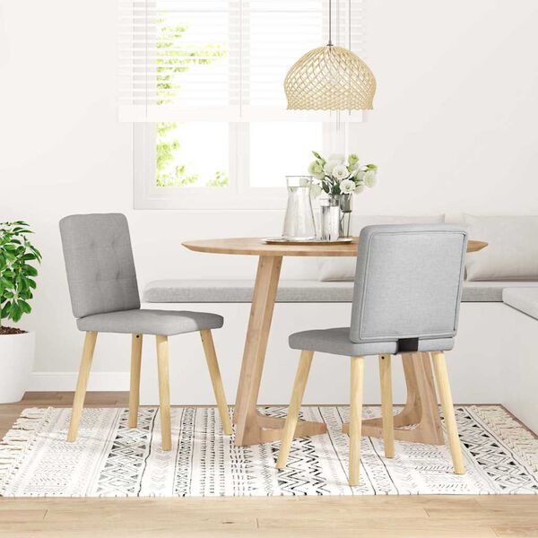 vidaXL s&ouml;&ouml;gitoolid 2 tk, pilvehall, kangas