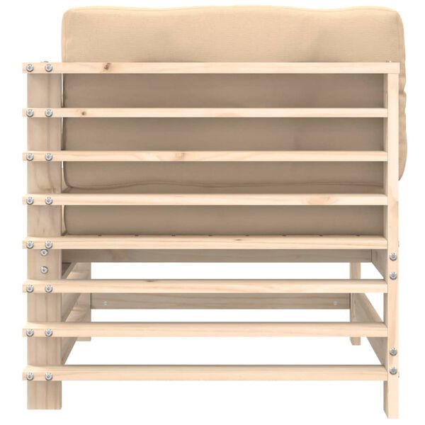 vidaXL nurgadiivan patjadega, m&auml;nnipuit