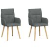 vidaXL S&ouml;&ouml;gitoa Toolid 2 pcs kangas Tumehall 60 x 56 x 96 cm