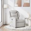 vidaXL Massage Recliner Tool Cloud Grey Fabric