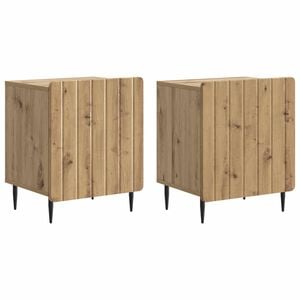 vidaXL &Ouml;&ouml;lambi kapp 2 tk Artisan tamm 43 x 34,5 x 52 cm Tehispuit