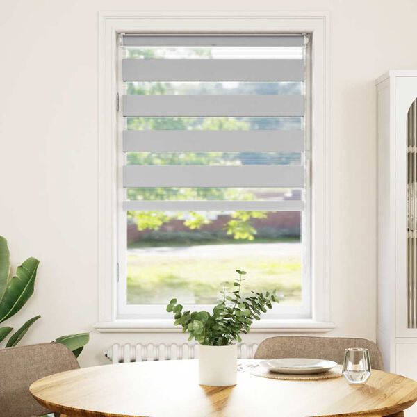 vidaXL Triibuline ruloo 80x150 cm kanga laius 75,9 cm pol&uuml;ester