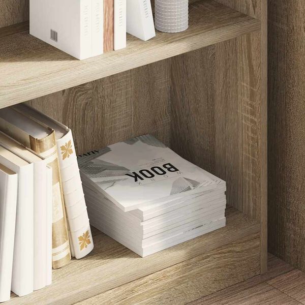 vidaXL raamaturiiul Sonoma tamm 80x24x75 cm Engineered Wood