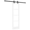 vidaXL Libisev uks ORKDAL Valge ja must 61 x 198,5 cm