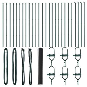 vidaXL Aiapost Hall 50 x 1,4 m (13 mm silma) Terased ja PVC