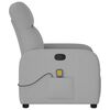 vidaXL Massage Recliner Tool Cloud Grey Fabric