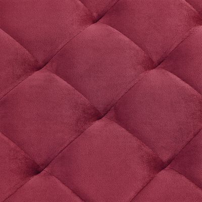 vidaXL pink 97 cm veinipunane sametkangas ja roostevaba teras