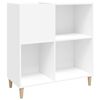 vidaXL plaadikapp, valge, 84,5 x 38 x 89 cm, tehispuit