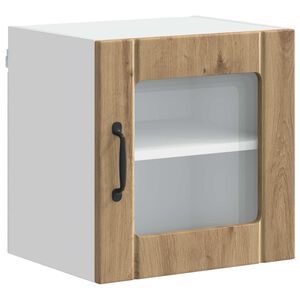 vidaXL Seinaklaasikapp LUCCA 2 pcs Artisan tamm 40 x 31 x 40 cm