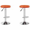 vidaXL Baaritool 2 pcs 31 x 31 x 87 cm Kunstnahk P&ouml;&ouml;ratav