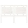 vidaXL voodipeats, valge 145,5x4x100 cm, m&auml;nnipuit