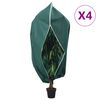 vidaXL lukuga taime fliiskatted 4 tk, 70 g/m&sup2;, 3,14x2,5 m
