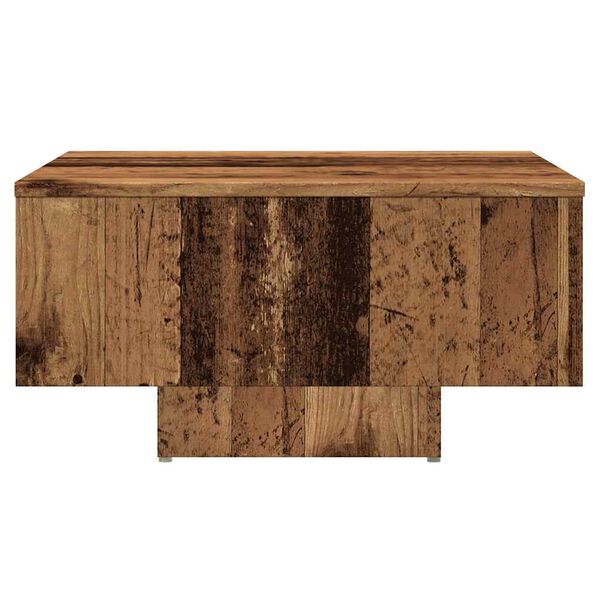 vidaXL diivanilaud Old Wood 60x60x31,5 cm Engineered Wood