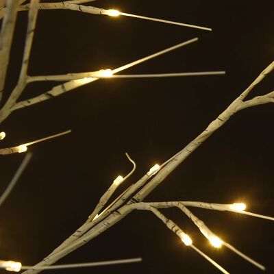 vidaXL jõulupuu 200 LEDi 2,2 m, soe valge paju, tuppa/õue
