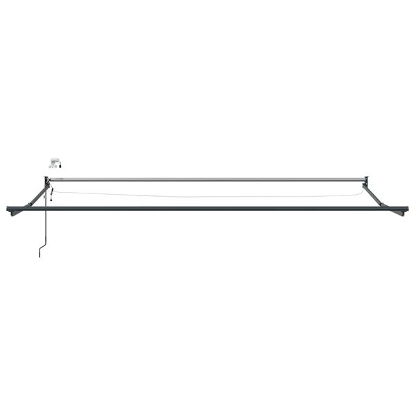 vidaXL Elektriline tagasi t&otilde;mmatav varikatus Antratsiit 4 &times; 3 m