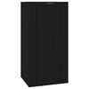 vidaXL seinale kinnitatav telerikapp, must, 40x34,5x80 cm