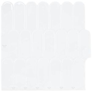 vidaXL Sulgedest plaat 20 pcs Valge 30 x 30 cm Pol&uuml;uretaan ja PET