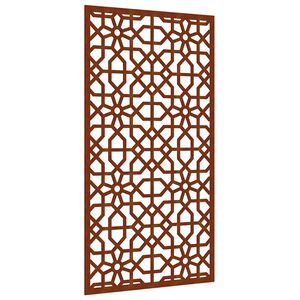 vidaXL aia seinakaunistus, 105x55 cm, Corteni teras, mauri disain