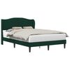 vidaXL Voodi raam peaga Tumeroheline 120 x 190 cm Samet