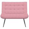 vidaXL pink, roosa, 110x74x84 cm, samet