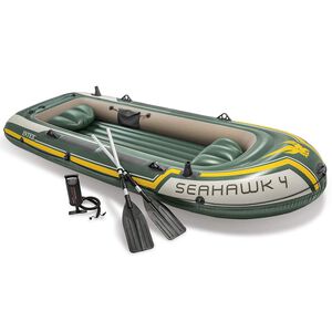 Intex Seahawk 4 Set kummipaat aerude ja pumbaga, 68351NP
