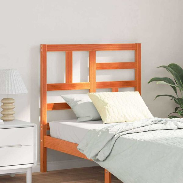 vidaXL Voodi Peatoe peaga Vahapruun 80,5 x 4 x 104 cm Tahke mänd