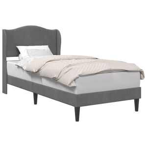 vidaXL Voodi raam peaga Tumehall 80 x 200 cm Samet