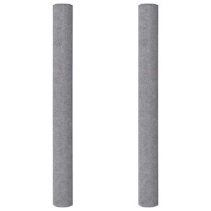 vidaXL libisemiskindlad maalrifliisid, 2 tk, 5 m, 220 g/m&sup2;, hall