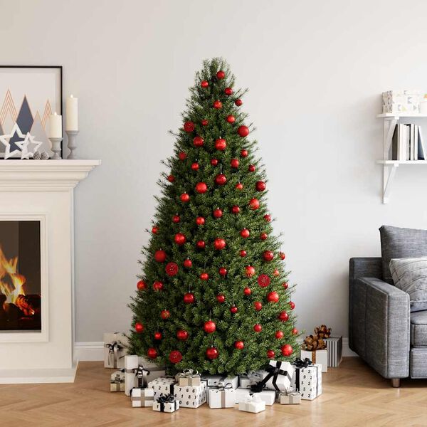 vidaXL jõulukuulid 100 tk, veinipunane, 3 / 4 / 6 cm