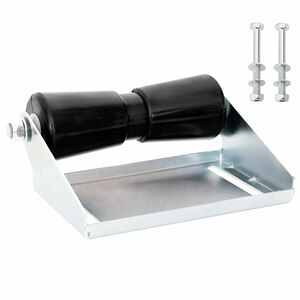 vidaXL Paadi haagise rull koos kinnitusega 25,4 cm Tsingitud teras