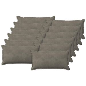 vidaXL Padi padjaga HOUTEN 12 tk Helehall Samet