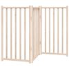 vidaXL kokkupandav koerav&auml;rav, 3 paneeli, 150 cm, t&auml;ispuidust, kuusk