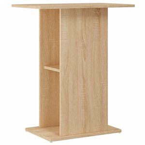 vidaXL akvaariumialus Sonoma tamm 60,5 x 36 x 72,5 cm t&ouml;&ouml;deldud puit