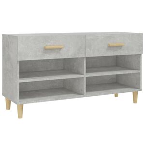vidaXL kingakapp, betoonhall, 102 x 35 x 55 cm, tehispuit