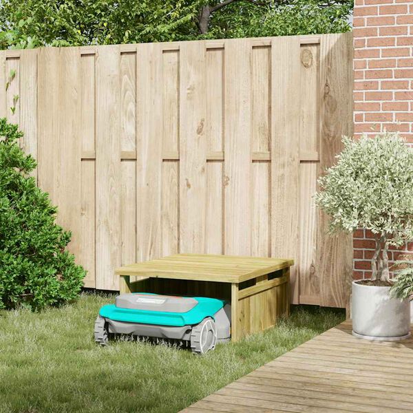 vidaXL Muru niiduki garaaž Pruun 73.5 x 81.5 x 38.5 cm Immutatud kuusk