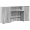 vidaXL vastuv&otilde;tulaud, hall sonoma tamm, 200x50x103,5 cm, tehispuit