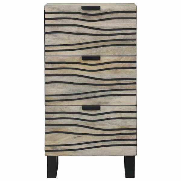 vidaXL Meedia ladustamise kapid ja riiulid sahtliga Valge ja must