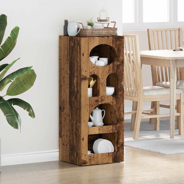 vidaXL K&otilde;ide Vana puit 40 x 35 x 100,5 cm Tehispuit