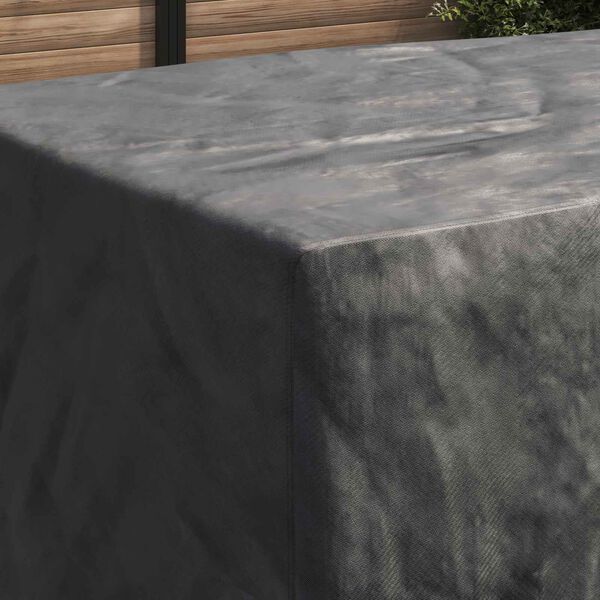 vidaXL M&ouml;&ouml;bli kate &Uuml;ksv&auml;rviline Must 300 x 140 x 90 cm 210D