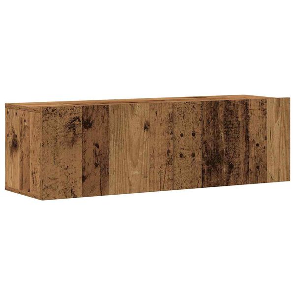 vidaXL 6-osaline telerikapi komplekt Seinale kinnitatav vana puidust