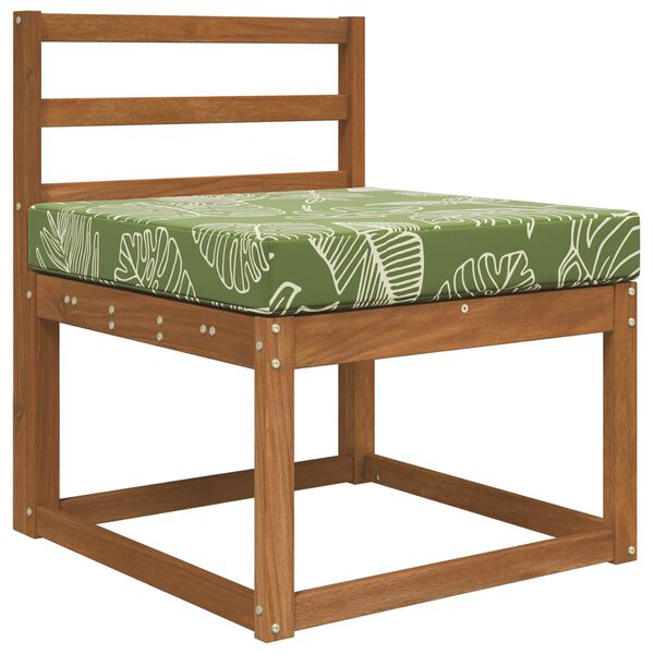 vidaXL V&auml;lim&ouml;&ouml;blitugi patja Lehe Kujundus 60 x 60 x 8 cm Pol&uuml;ester