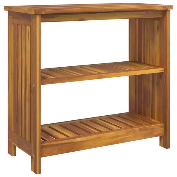 vidaXL Aia kapp riiuliga Pruun 75 x 35 x 70cm Tugev akatsiapuu